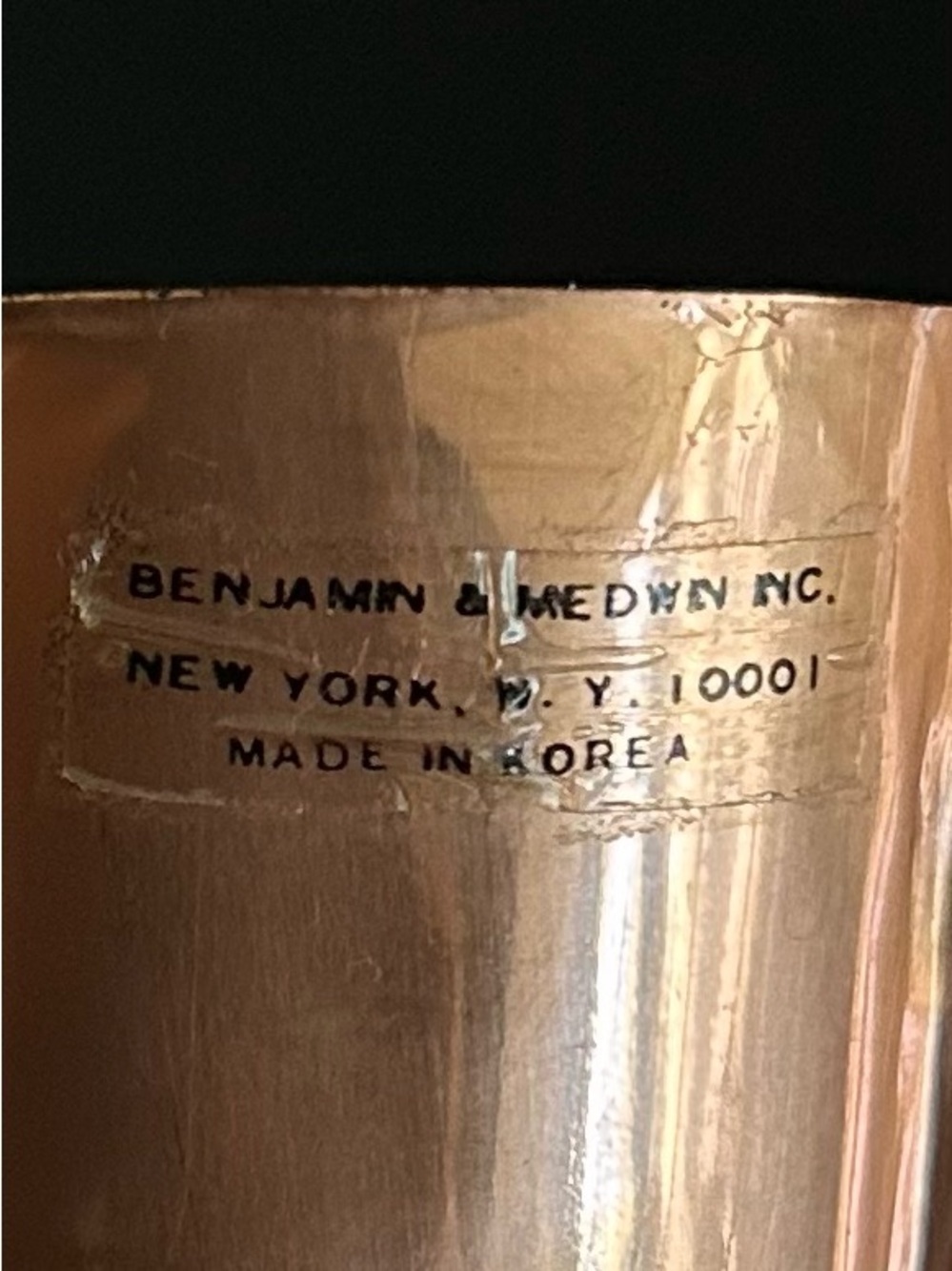 Vintage Benjamin & Medwin NY Copper Fruit Jello Mold 7.75" Wall Hanging Korea - Picture 5 of 8